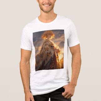 En Tri-matière Fantasy Anime Style Sunset Art T-Shirt