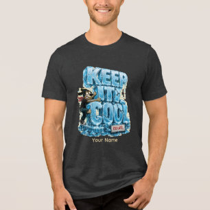 En Tri-matière Gardez Votre Sang-Froid T-Shirt Humour de Feuille