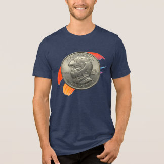 En Tri-matière In Max We Trust Tri-Blend T-Shirt Navy