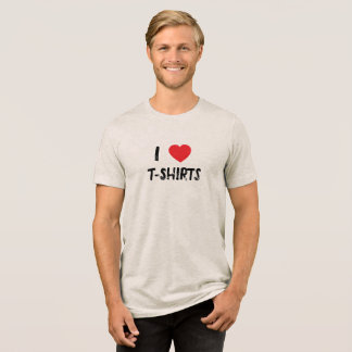 En Tri-matière J'aime T-shirt T-shirt
