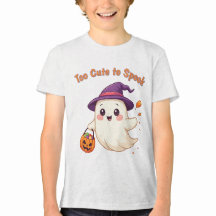 Jolie T-shirt Ghost Halloween pour garçons et fill
