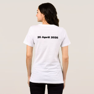 En Tri-matière Jour des Rois 2026 T-shirt Pâtisserie Orange