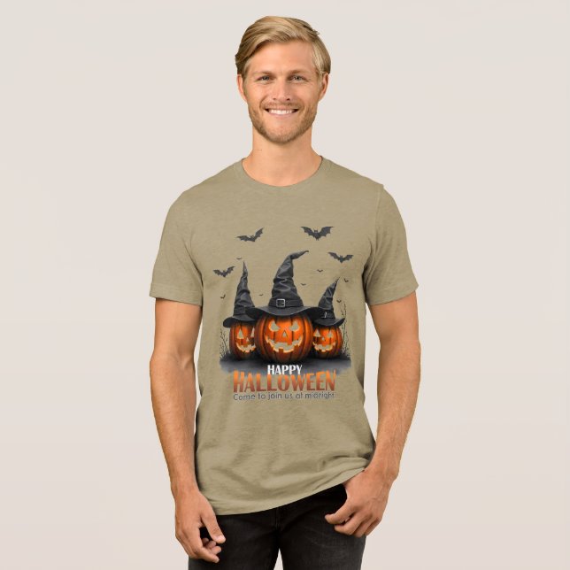 En Tri-matière Joyeux T-shirt Halloween (Recto plein)