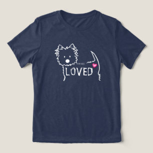 En Tri-matière KiniArt Westie T-shirt adoré