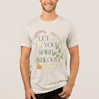 En Tri-matière Laissez Votre T-shirt Fleur D'Esprit