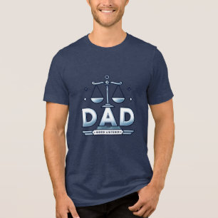 En Tri-matière Libra Zodiac Papa T-shirt