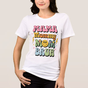 En Tri-matière maman maman maman maman maman bruh T-Shirt Fête de