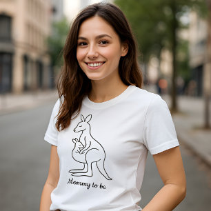 En Tri-matière Maman modifiable pour être Kangaroo T-Shirt Design