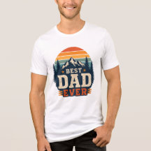Meilleur Papa Retro Mountain T-Shirt | Vintage Fat