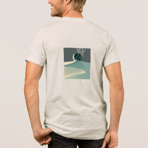 En Tri-matière metaphor_21 une colline au clair de lune_2 t-shirt