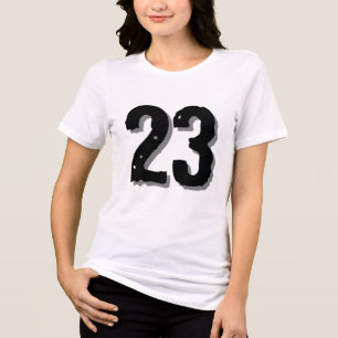 En Tri-matière modèle de t-shirt numéro 23