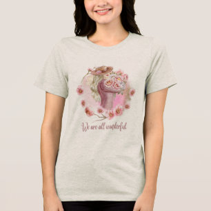 En Tri-matière Nous sommes tous merveilleux T-Shirt Positif