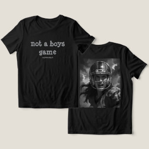En Tri-matière NOUVELLE ÈRE Pas un garçon Jeu Bold T-shirt