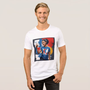En Tri-matière Oui, nous pouvons - T-shirt motivationnel pour Go-