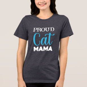 En Tri-matière Proud Cat Mama - Mignonne T-shirt Amoureux des cha