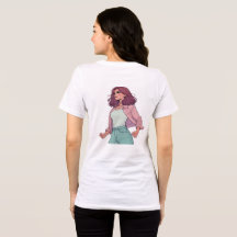 RED LA CHICA BRAVA T-SHIRT - FIERCE LATINA RETOUR