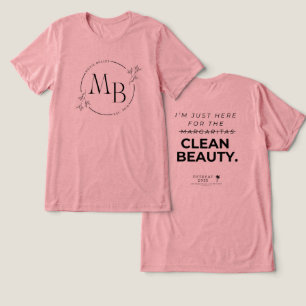 En Tri-matière Retraite T-Shirt 2025 - Ici pour la beauté propre