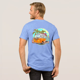 En Tri-matière Retro Beach Van T-Shirt
