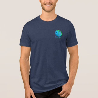 En Tri-matière Signe de paix pickleball homme t-shirt Tri-Blend