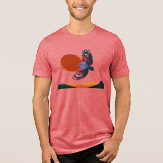 En Tri-matière Soaring bird T-Shirt Tri-Blend Shirt