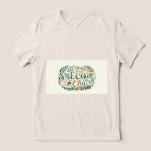 En Tri-matière Soyez Éco Chic, T-Shirt