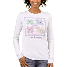 T-shirt à manches longues Sew Happy