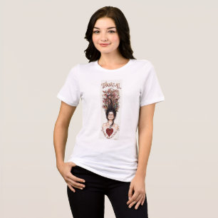 En Tri-matière T-Shirt Art du cœur merci à tous