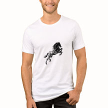 T-shirt avec un design hippique distinctifT-shirt