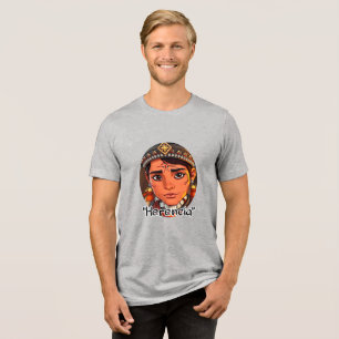 En Tri-matière T-shirt Bella+Canvas, noir solide trible