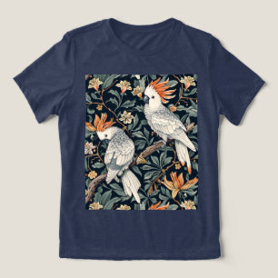 En Tri-matière T-shirt Cacatoès Élégant