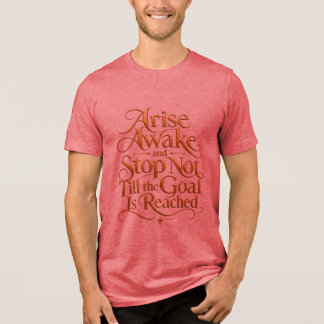 En Tri-matière T-shirt citation Arise Awake | Yoga Inspirant