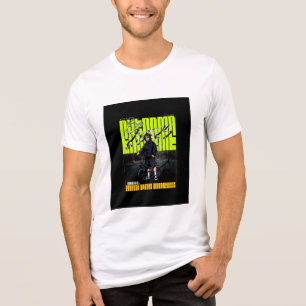 En Tri-matière T-shirt classique à col de coton pour hommes