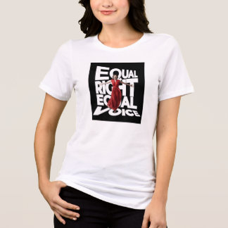 En Tri-matière T-shirt classique à voix droite égale