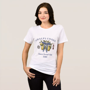 En Tri-matière T-Shirt Club Social Citron Côte d'Amalfi Italie