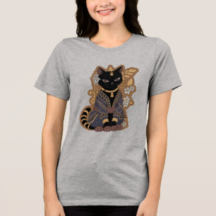 En Tri-matière T-Shirt d'art de chat javanais