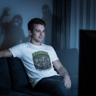 En Tri-matière T-shirt de chasse aux fantômes de singe paranormal