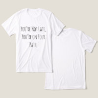 T-shirt de croissance inspirante