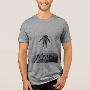 En Tri-matière T-shirt de l'astronaute Moon