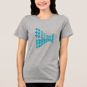 En Tri-matière T-shirt de l'enseignant de poisson