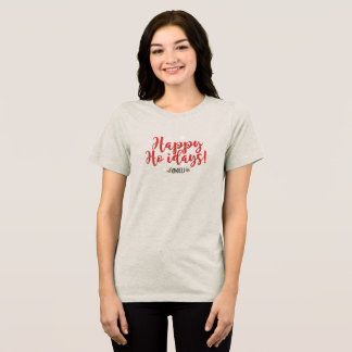 En Tri-matière T-shirt de Noël pour papa de femmes