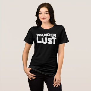 EN TRI-MATIÈRE T-SHIRT DE VOYAGE WANDERLUST