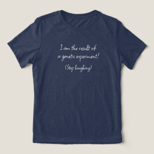 En Tri-matière T-shirt d'expérience génétique