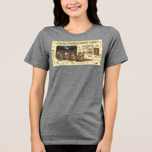En Tri-matière T-shirt Drive-thru Café Trash Panda Co Raton Lav