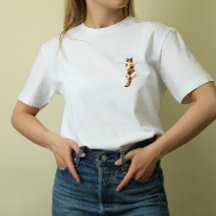 T-shirt drôle "Calico Cat, tiens bon"