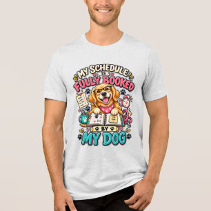 En Tri-matière T-shirt drôle pour amoureux de chiens entièrement 