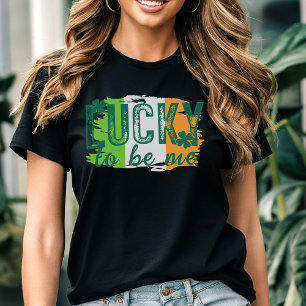 En Tri-matière T-shirt du drapeau irlandais de la Saint-Patrick