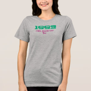 En Tri-matière T-Shirt du Titre de Chanson 1993