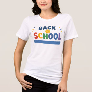 En Tri-matière T-Shirt Enseignant Moderne Sans Serif Gras
