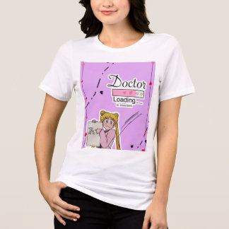En Tri-matière T-shirt esthétique Anime Cute Doctor | Médecin Kaw