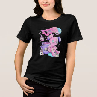 En Tri-matière T-shirt esthétique déplaisant Éffrayant mignon gra